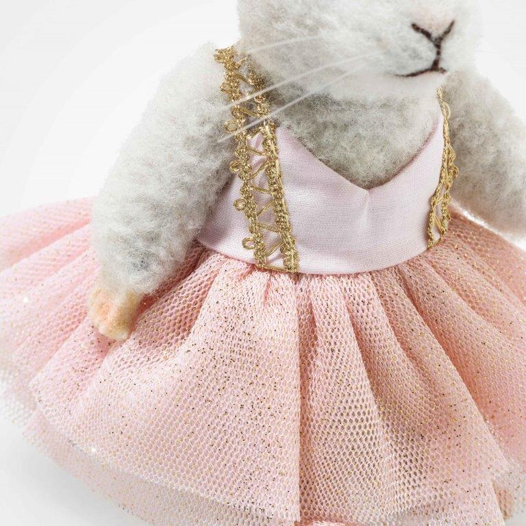 Steiff Limited Edition Teddy Bear - Ballerina Mouse, 11 cm