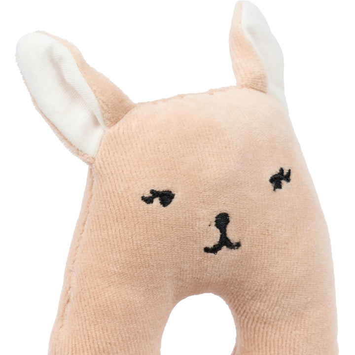 Fabelab Rattle - Bunny, Dusty Rose