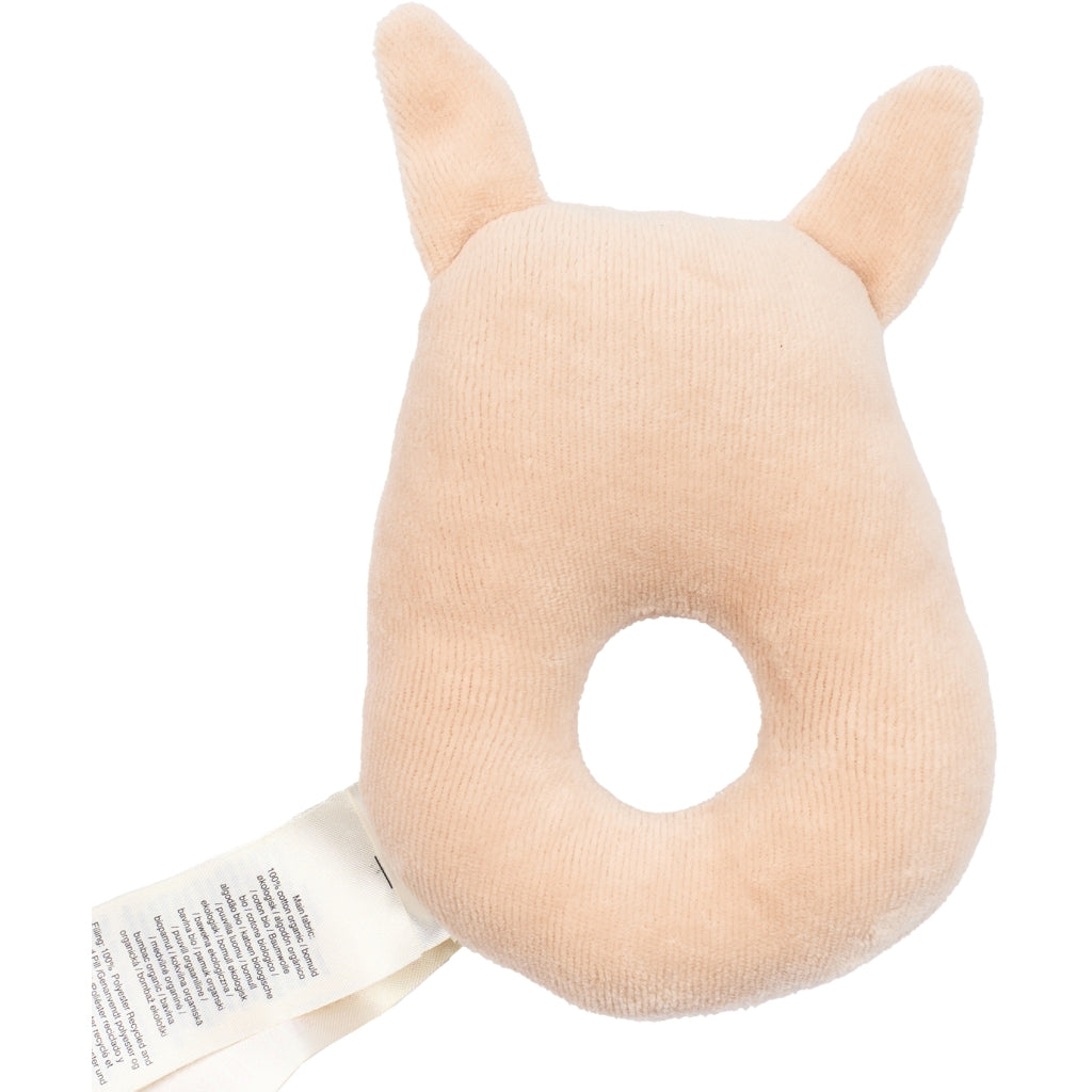 Fabelab Rattle - Bunny, Dusty Rose