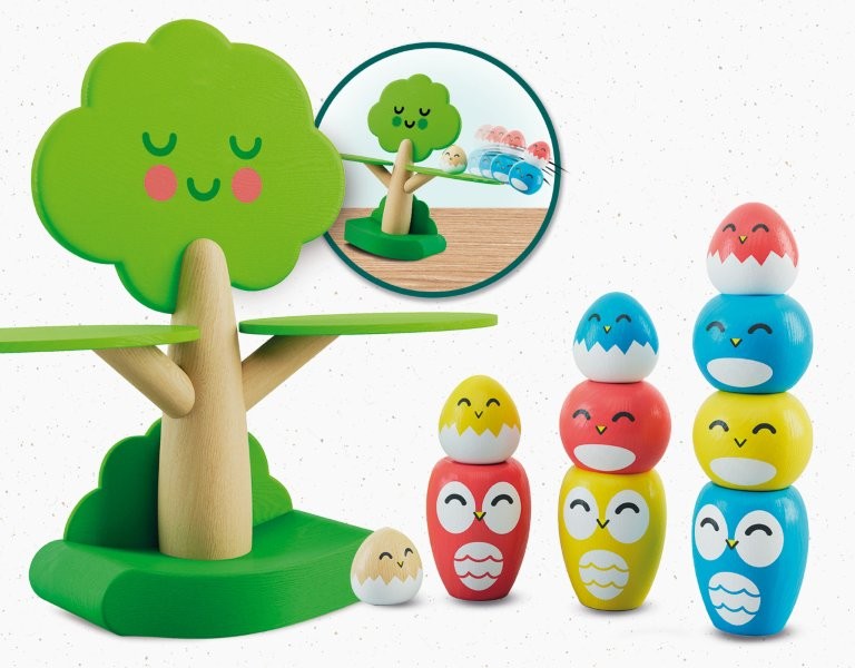 Lisicani Montessori Baby -  Wood Tree Balancing