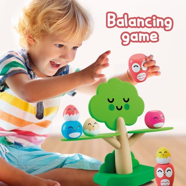 Lisicani Montessori Baby -  Wood Tree Balancing