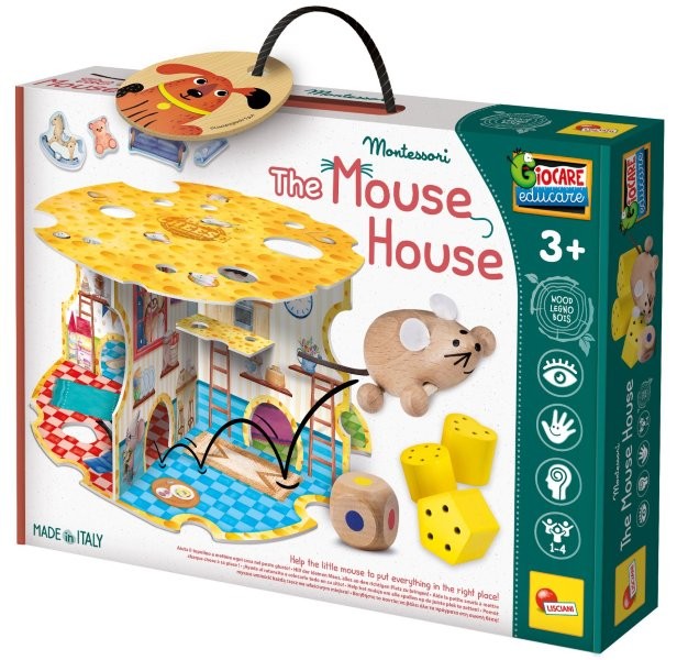 Lisicani Montessori Baby -  Wood - The House of the Mouse