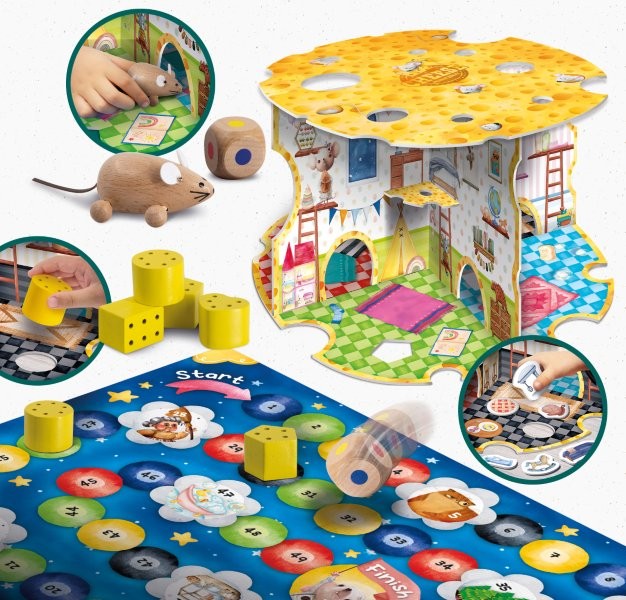 Lisicani Montessori Baby -  Wood - The House of the Mouse