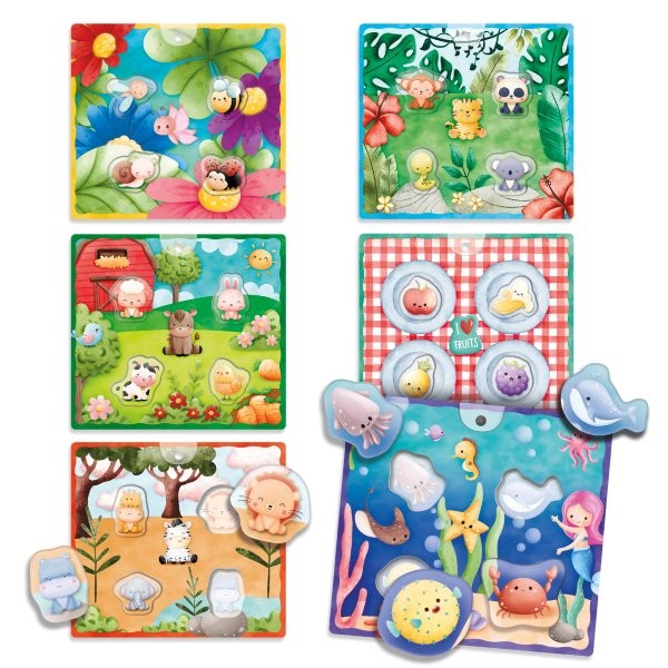 Lisicani Montessori Baby - Soft Touch Boards