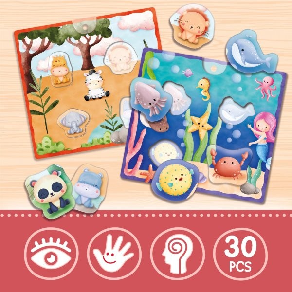 Lisicani Montessori Baby - Soft Touch Boards