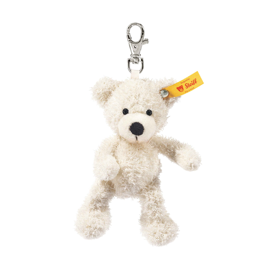 Steiff Key Ring, Lotte White Teddy Bear, 12 cm