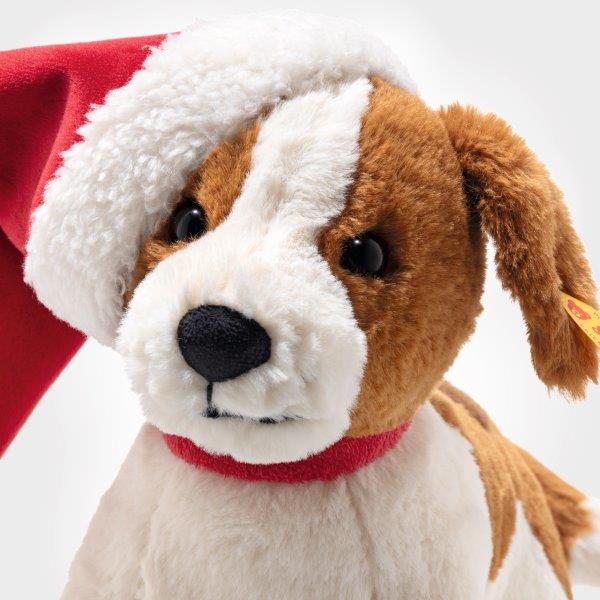 Steiff Christmas Snuffy Dog, 27 cm