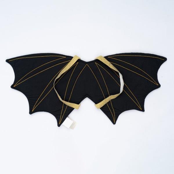 Fabelab - Dress up - Wings - Bat Black, 65 cm