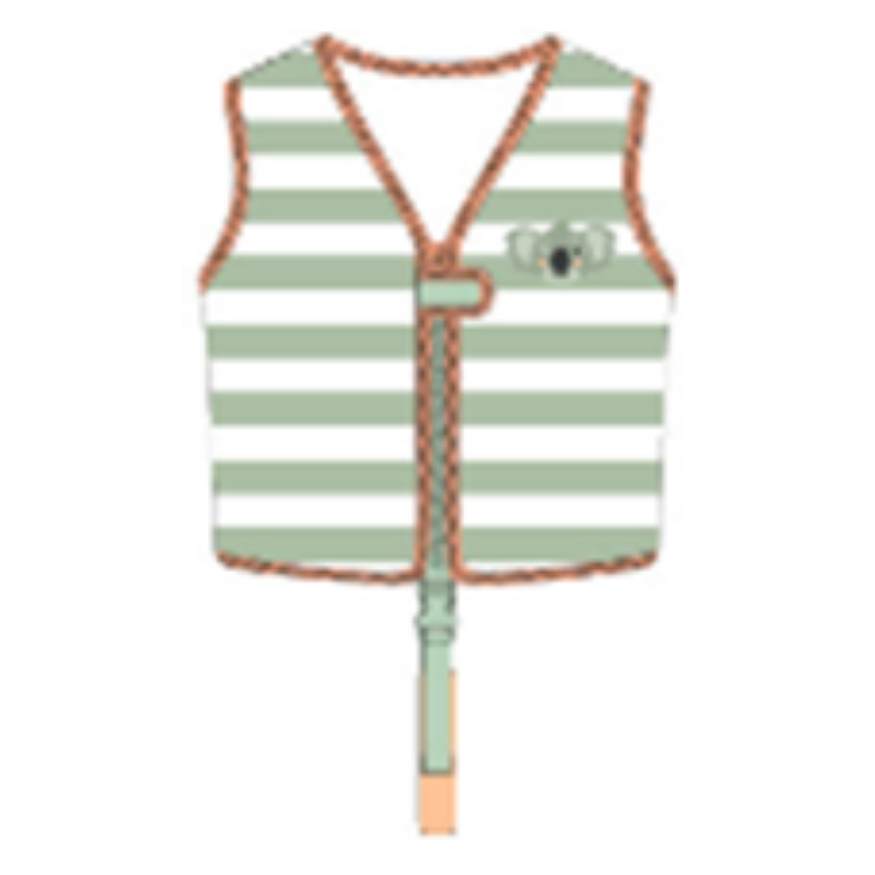 Swim Essentials Kids Swimming Vest - Resort Stripe Koala, 3-6 yrs