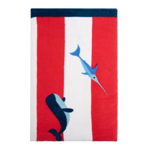 Swim Essentials Luxe Beach Towel - Ocean Stripes, 135 x 65cm