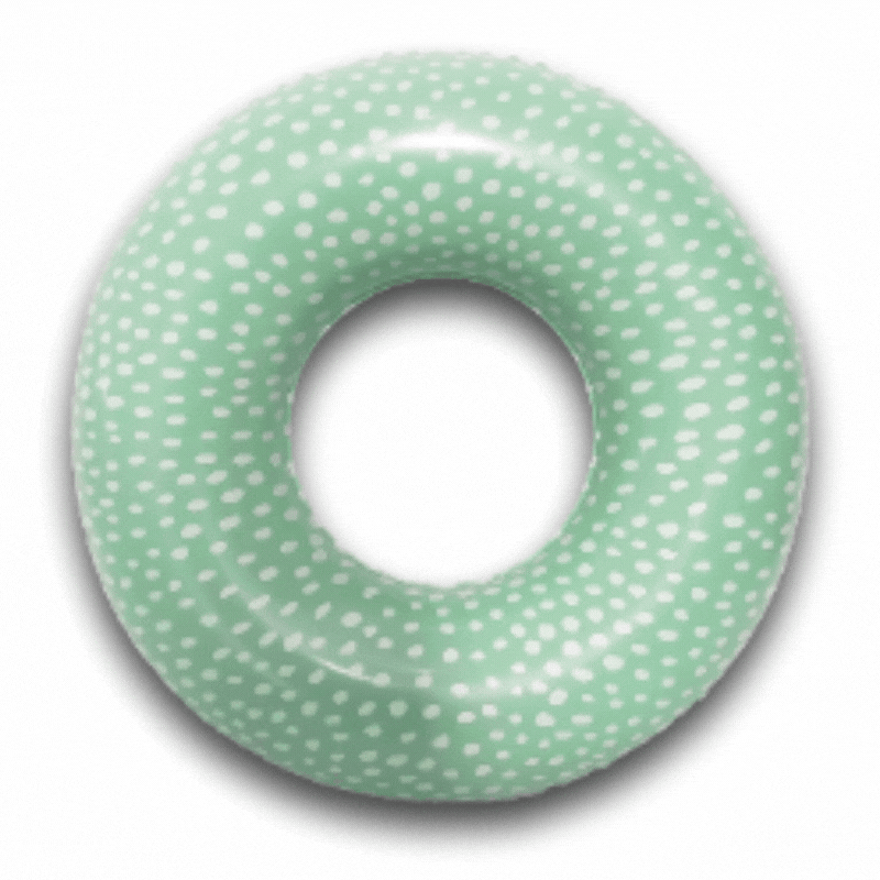 Swim Essentials Inflatable Swim Ring - Blue Dots, 55 cm