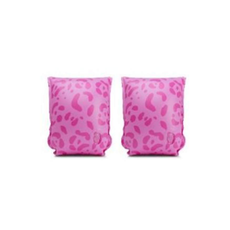 Swim Essentials Inflatable Arm Bands - Pink Leopard, 2-6 yrs