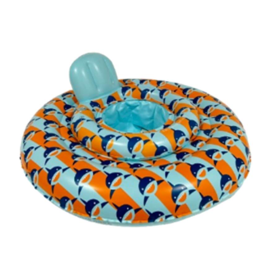 Swim Essentials Inflatable Baby Swimseat - Tropic Shark, 0-1 yrs