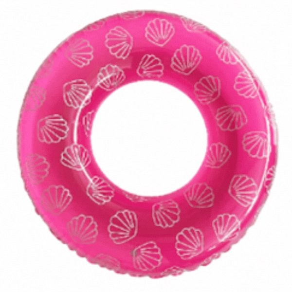 Swim Essentials Inflatable Swim Ring - Pink Sea Shell, 90 cm