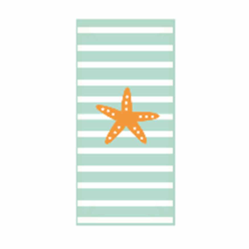 Swim Essentials Luxe Recycled Microfiber Beach Towel, Stars