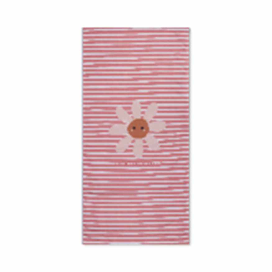 Swim Essentials Luxe Recycled Microfiber Beach Towel, Daisy Flowers