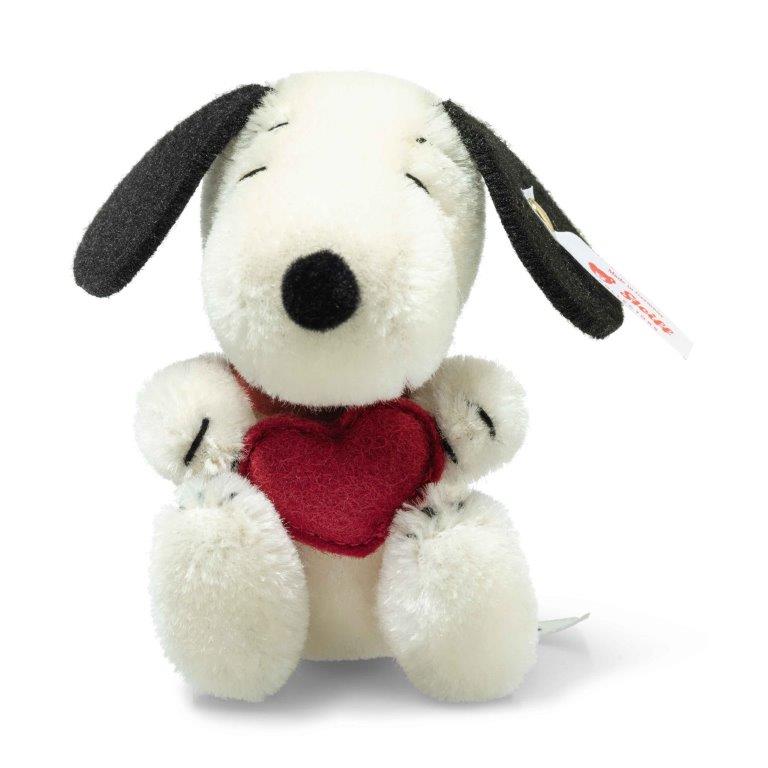 Steiff Limited Edition - Snoopy Miniature with Heart, 9 cm