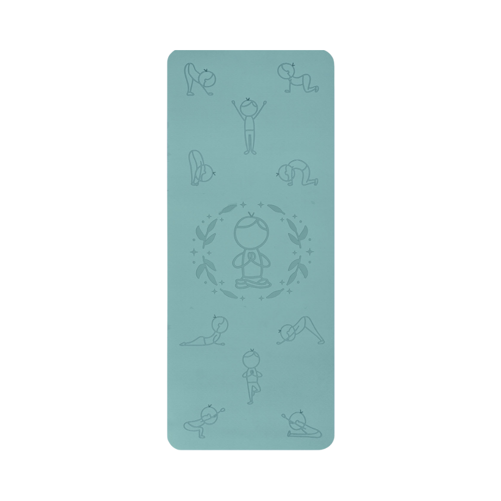 Imagine That Sun Salutation Eco Yoga Mat, Teal