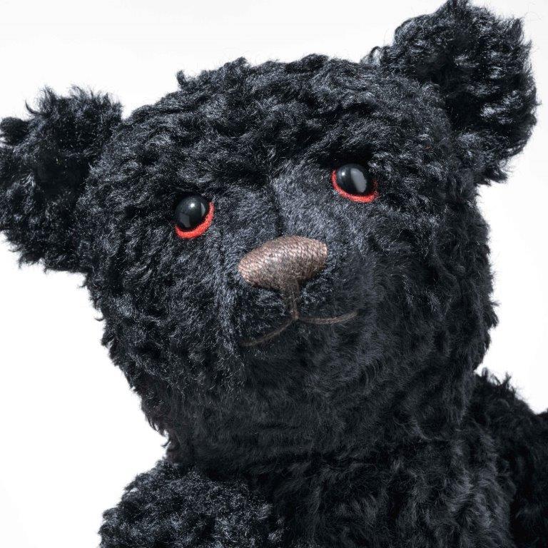 Steiff Black Teddy Bear 1910 Replica, 50 cm