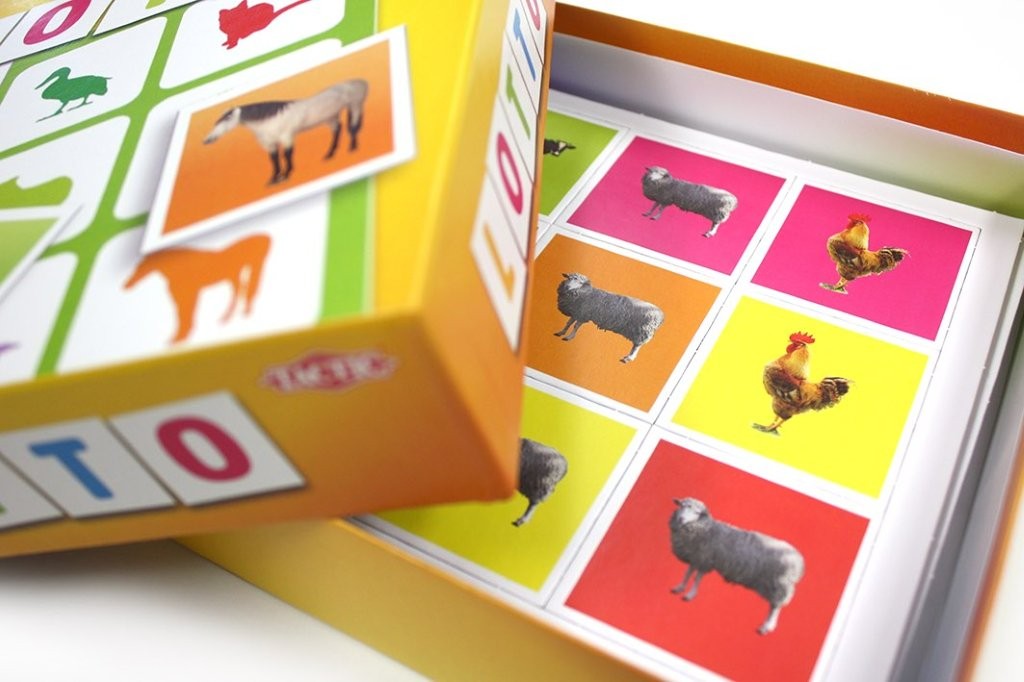 Tactic Farm Animals Lotto Game