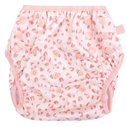 Swim Essentials Swim Nappy OSFA, Old Pink Leopard