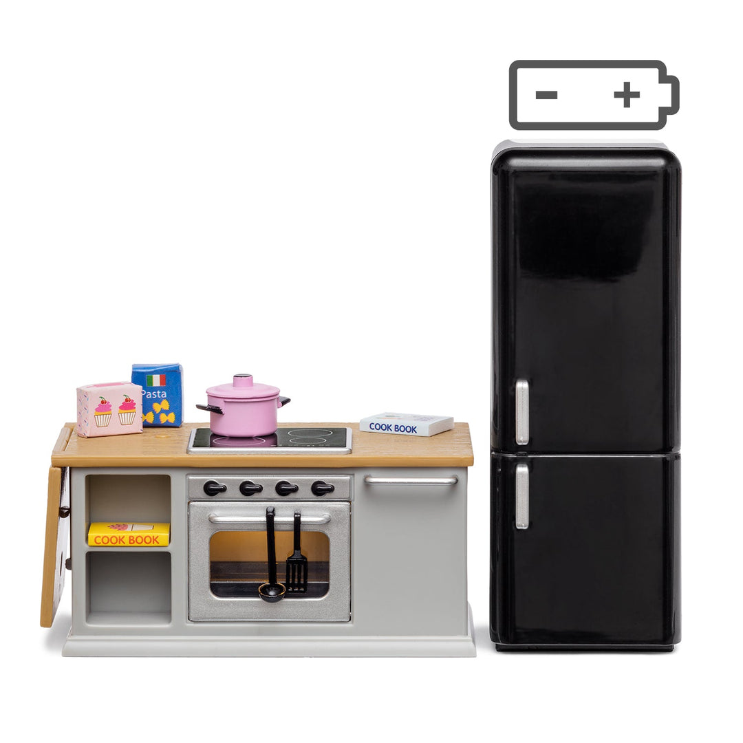 Lundby Stove & Fridge Set