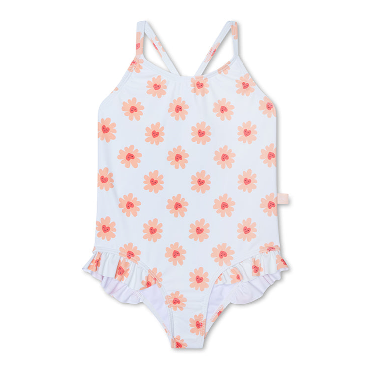 Swim Essentials Girls Bathing Suit, Flower Hearts