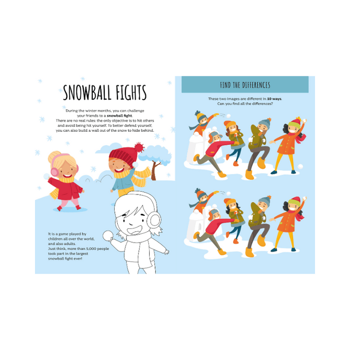 Sassi Stickers and Activities Book - Winter