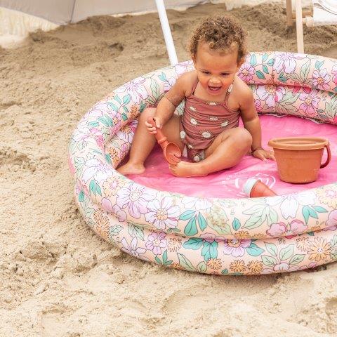 Swim Essentials Inflatable Kids Pool, Pink Blossom, 60 cm