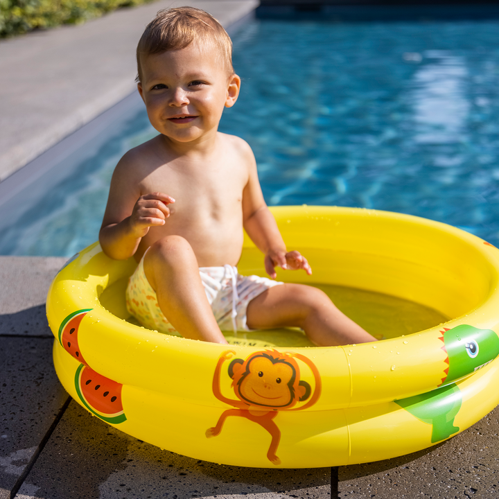 Swim Essentials Inflatable Baby Pool - Golden Safari, 60 cm