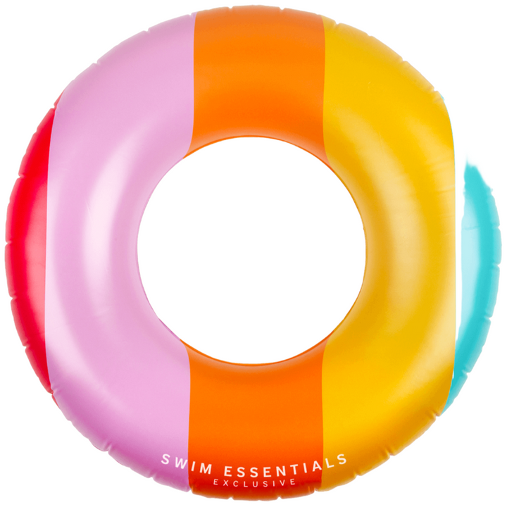 Swim Essentials Swim Ring, Rainbow 90cm