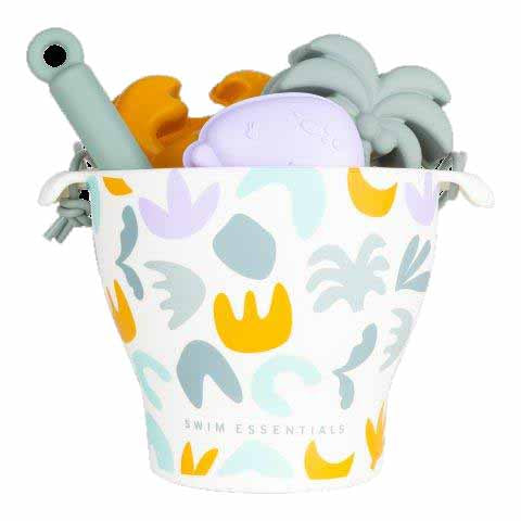 Swim Essentials Beach Bucket  Set - Abstract, 5pcs