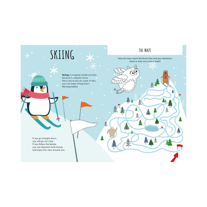 Sassi Stickers and Activities Book - Winter