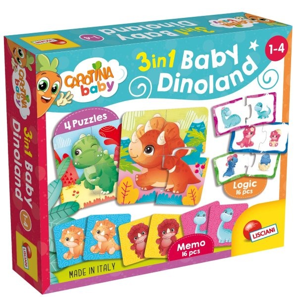 Lisicani Carotina Baby -  Dinoland 3 in 1