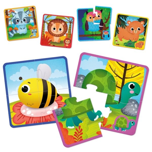 Lisicani Montessori Baby  - Touch Puzzle