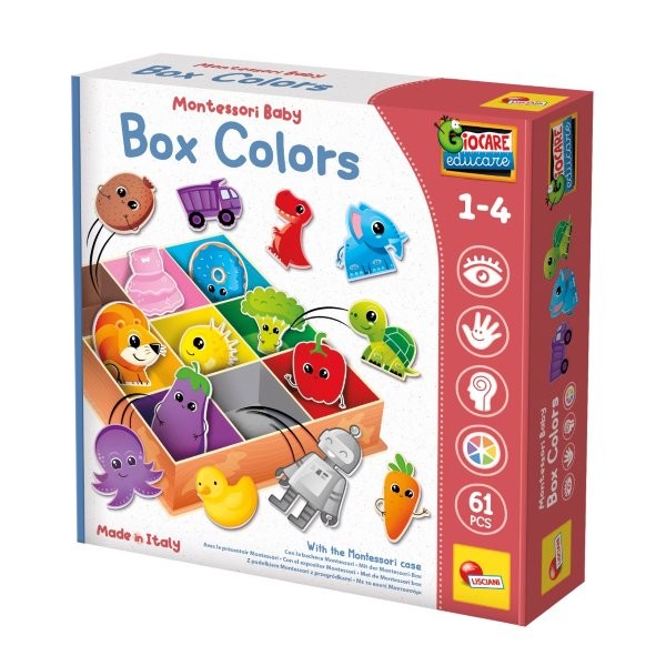 Lisicani Montessori Baby - Box Colours