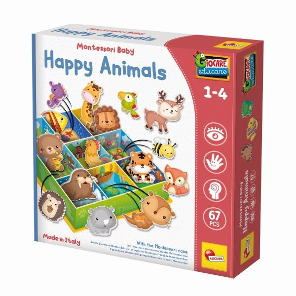 Lisicani Montessori Baby - Happy Animals