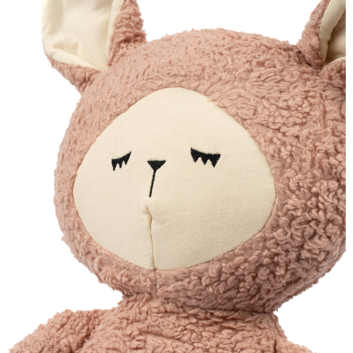 Fabelab - Weighted Big Buddy - Bunny, Dusty Rose, 44 cm