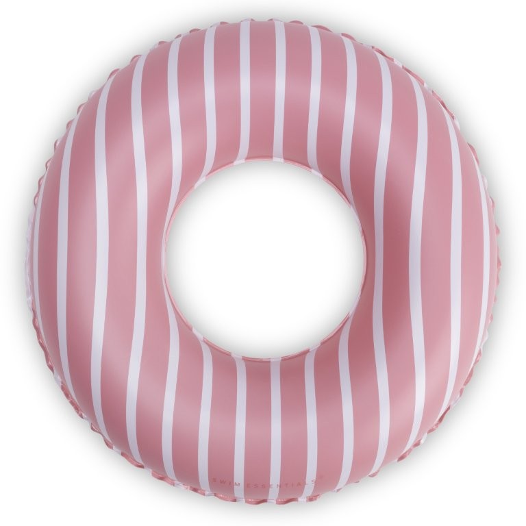 Swim Essentials Inflatable Swim Ring - Boldlines Red, 55 cm