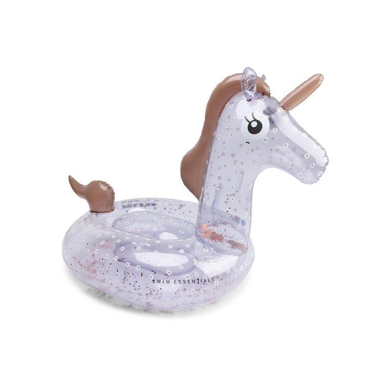 Swim Essentials Inflatable Ride On - Daisy Flowers Unicorn, 150 cm