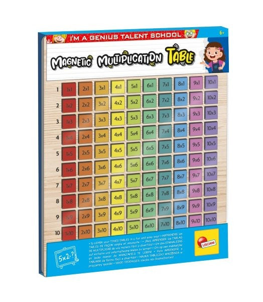 Lisicani I'm a Genius - Magnetic Multiplication Tables