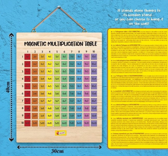 Lisicani I'm a Genius - Magnetic Multiplication Tables