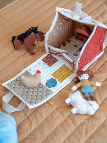 Fabelab - Pocket Friend - Fabric House - Little Farm