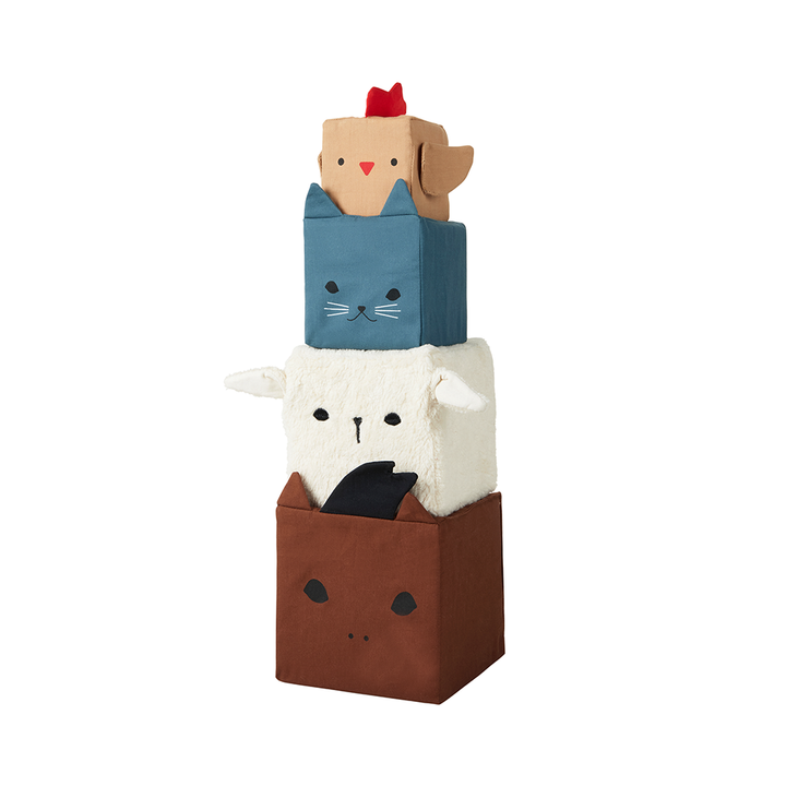 Fabelab - Soft Blocks - Farm Animals, 4 pcs