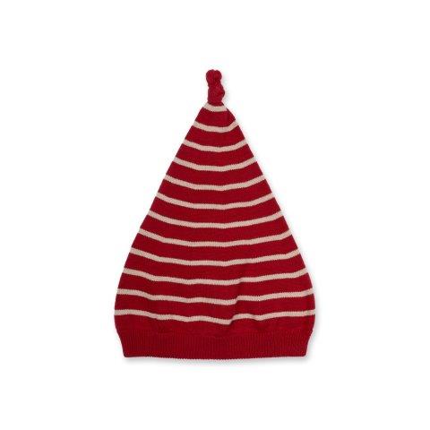 Fabelab Christmas Woodland - Knitted Elf Hat in Rio Red, 4+