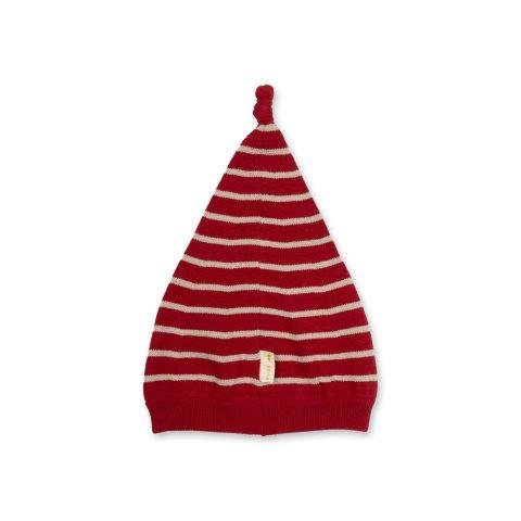 Fabelab Christmas Woodland - Knitted Elf Hat in Rio Red, 4+