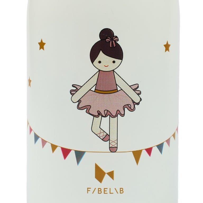 Fabelab Water Bottle - Ballerina, 320 ml