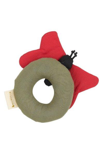 Fabelab Ladybug Rattle, Mars Red