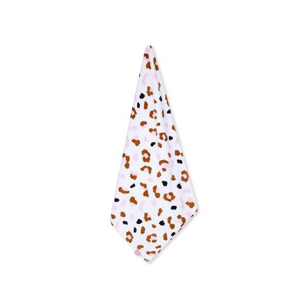 Swim Essentials Luxe Beach Towel - Khaki Leopard, 135 x 65 cm