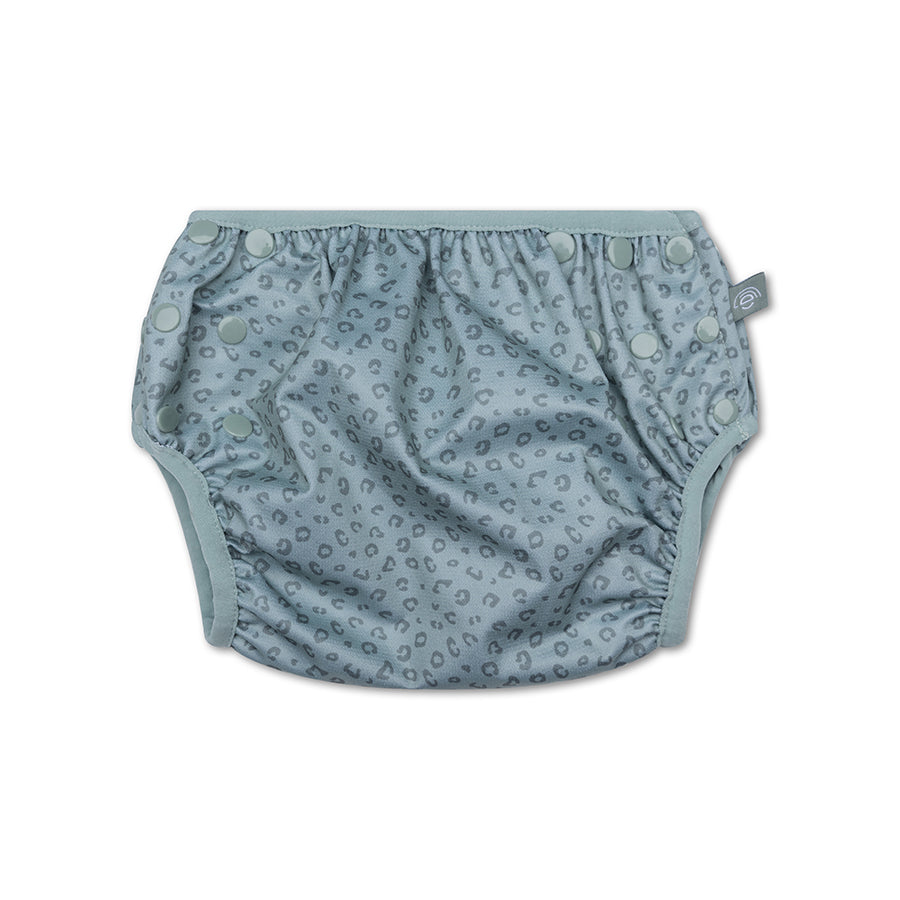 Swim Essentials Swim Nappy OSFA, Green Leopard